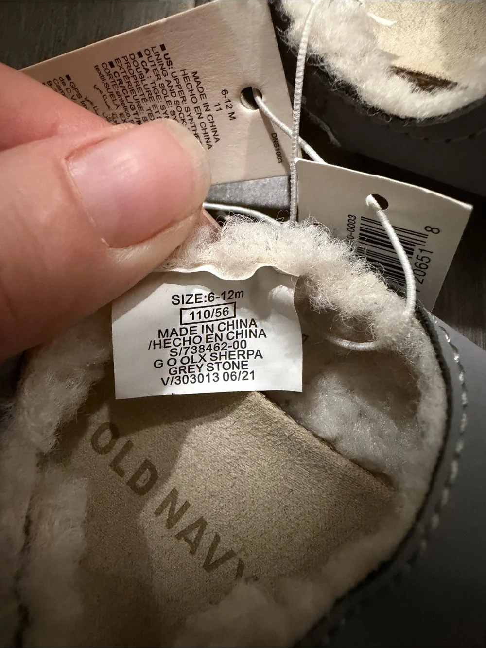 Old Navy cozy faux